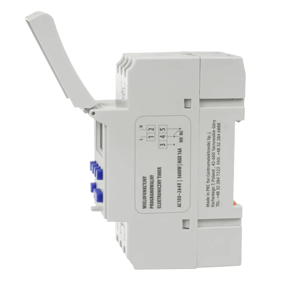 Display timer för DIN-skena GreenBlue GB104 16 program max 240 program