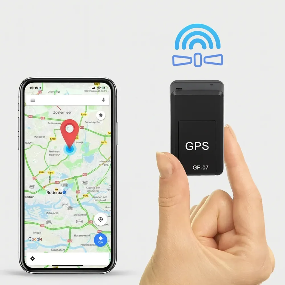 Mini magnetisk GPS-tracker – global räckvidd