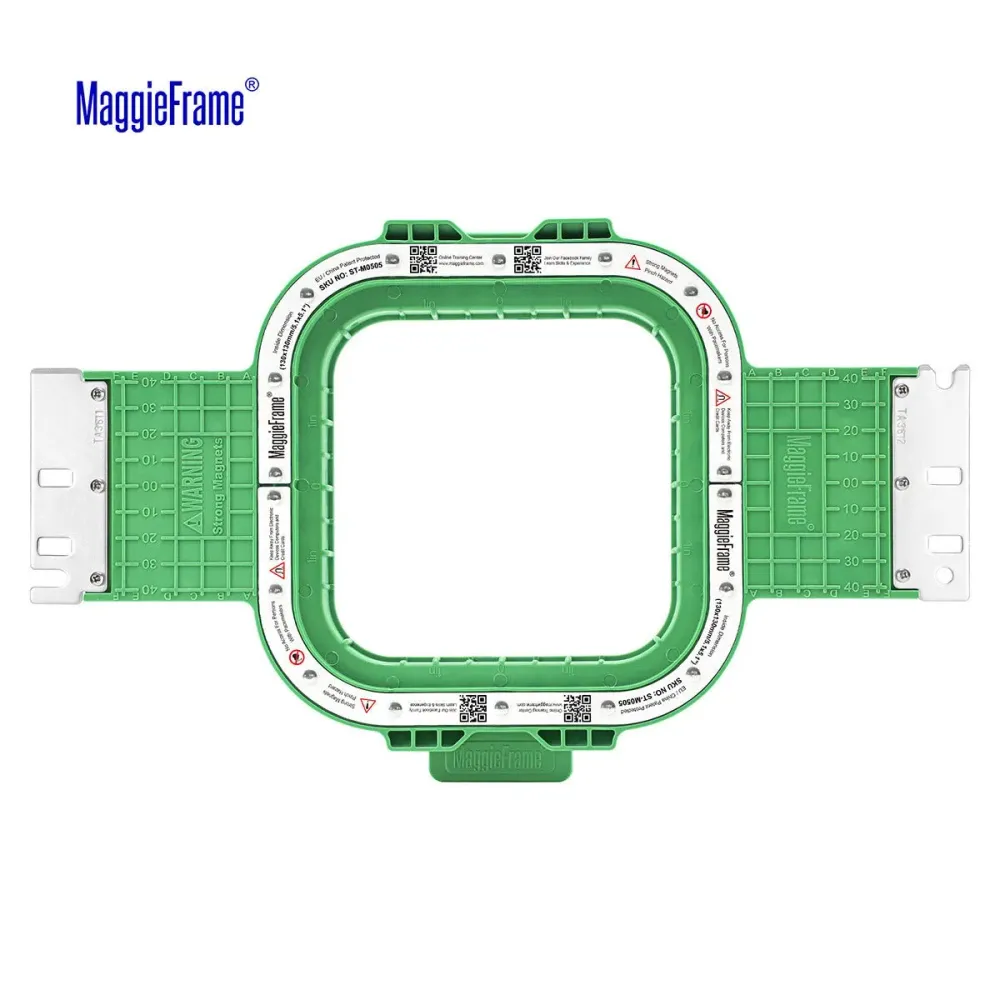 MaggieFrame magnetisk broderiram 5.1″ × 5.1″ (130 × 130 mm) för Elna Expressive 940/970