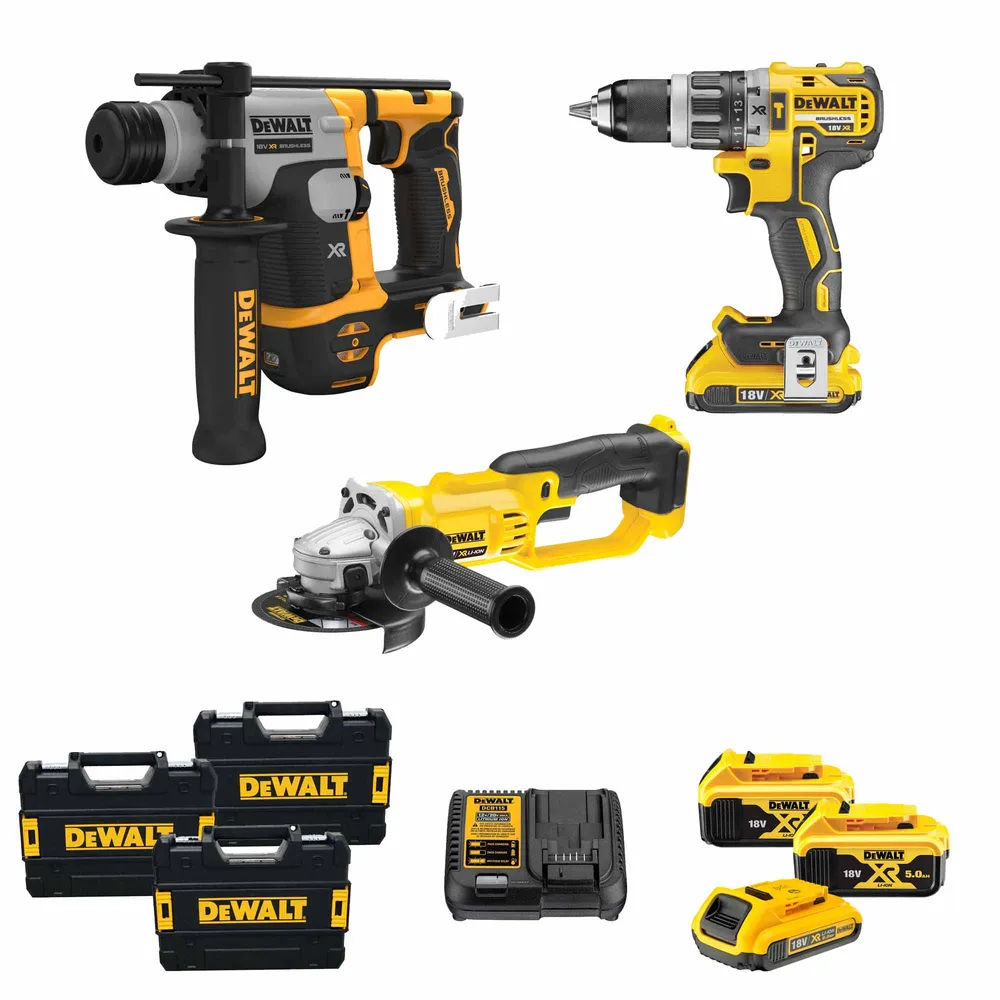 Dewalt DCK172HDGR3 18V 5Ah Elverktygssats