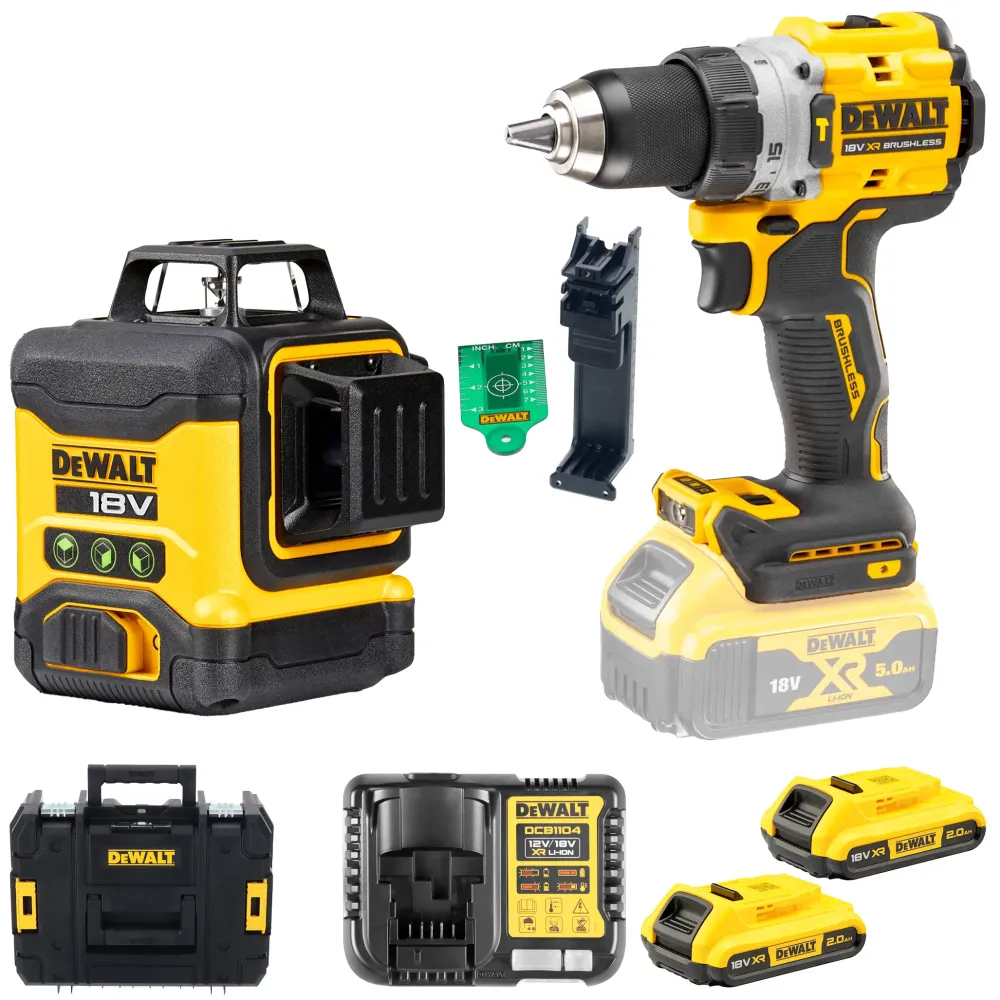 Dewalt DCK2095D2T-QW 18V 2Ah Kit