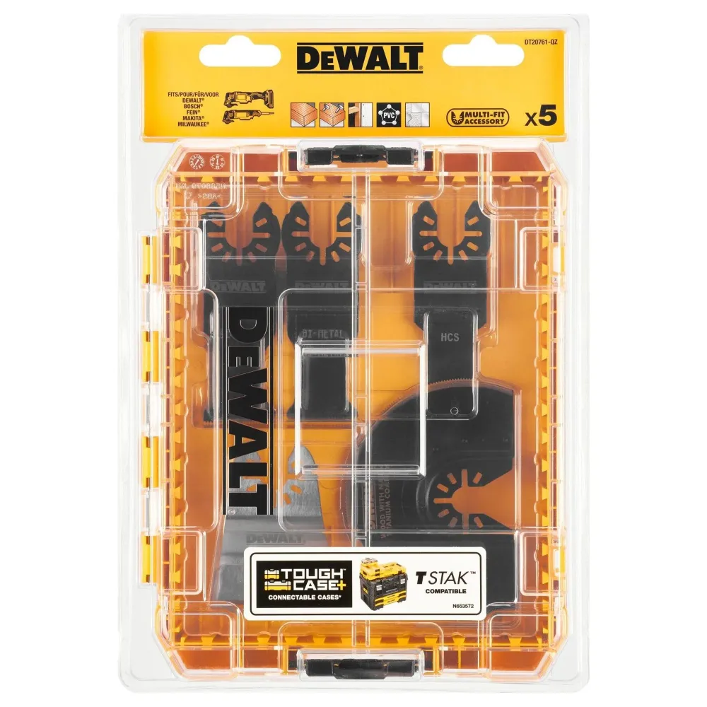Dewalt DT20761-QZ 5-delat multifunktionstillbehörsset