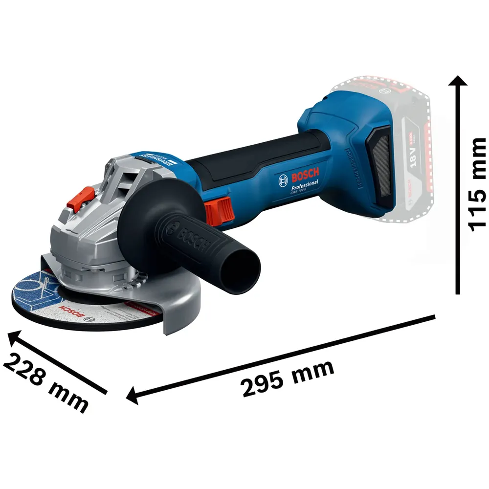 Kombinationssats Bosch GSB 18V-65 + GWS 18V-8 18V 4Ah