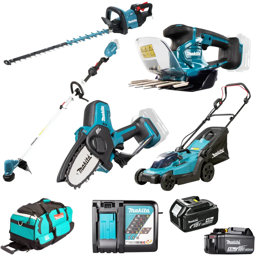 Makita EMT5418RTJ 18V 4/5Ah Gardening Kit