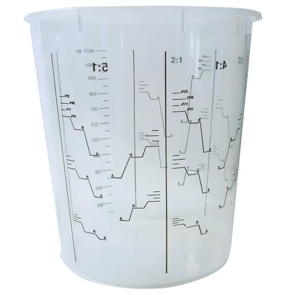 Blandningsmugg 1,3L Heavy Duty, frp med 25 st