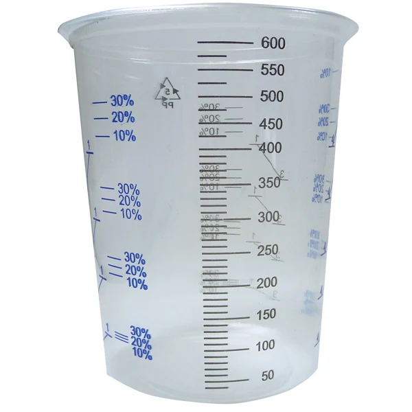 Blandningsmugg 600 ml, frp med 25 st