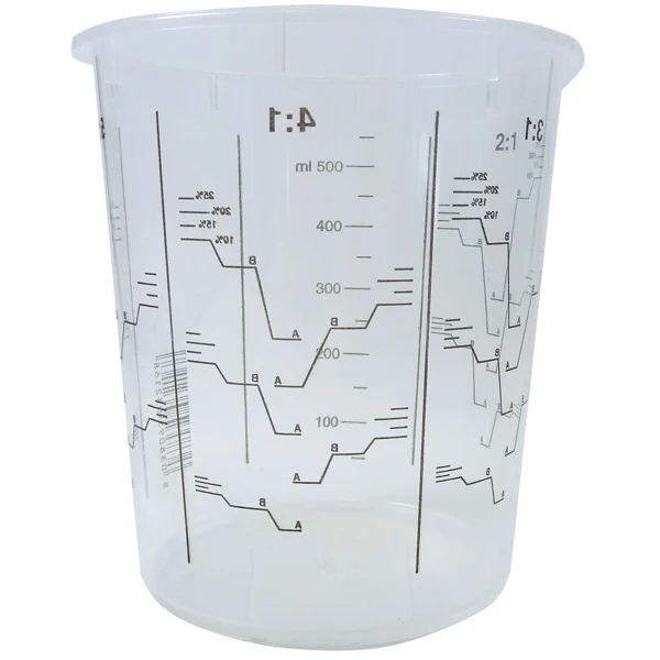 Blandningsmugg 650 ml Heavy Duty, frp med 25 st