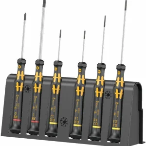 Wera 1578 /6 ESD Elektriker-skruvmejselsats + rack, 6 delar