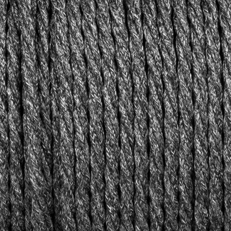 GRÅT TYG FLECKAD VRID KABEL DYKE & DEAN