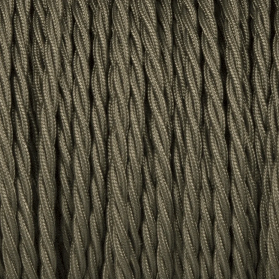 KHAKI GRÖN KABEL AV TYG
