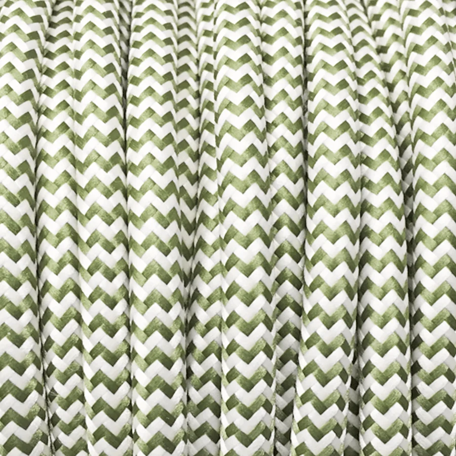 OLIV ZIG ZAG TYGKABEL
