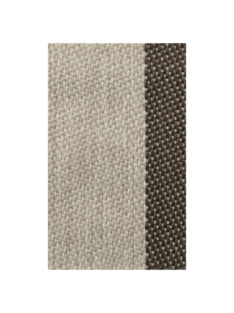Fabric Sample - Desert Stripe - Chocolate Ferm Living - SE