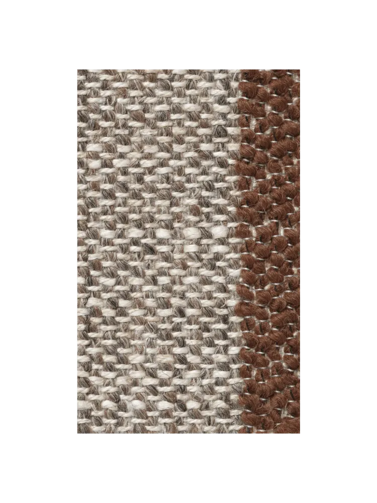 Fabric Sample - Louisiana - Sand/Chocolate Ferm Living - SE