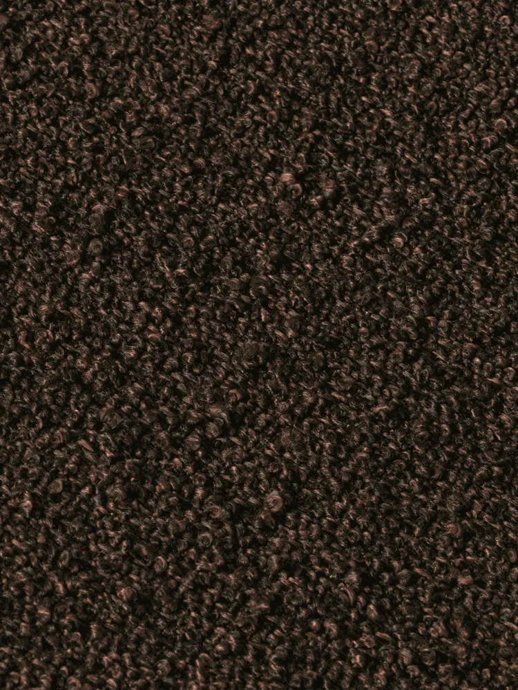 Fabric Sample - Pure Bouclé - Chestnut Brown Ferm Living - SE