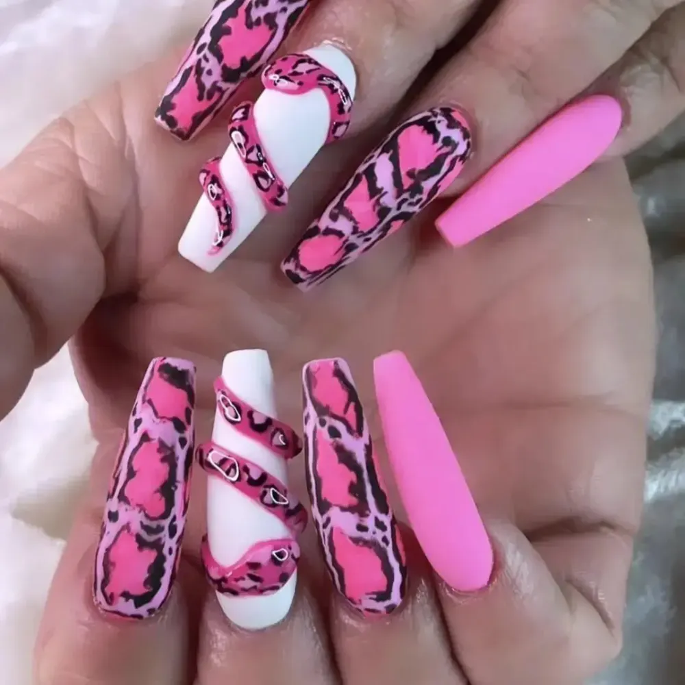 Rosa Flamingo Neon Akryl Pulver - 12g