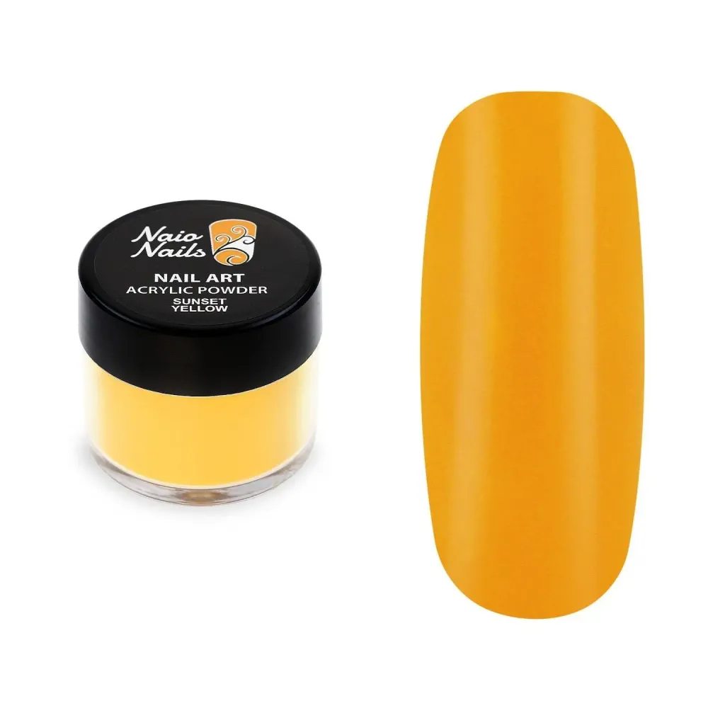 Sunset Gul Akrylpulver - 12 g