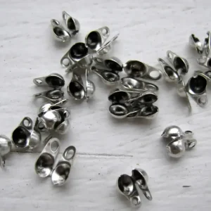 Kulkedjefäste 5x6mm Silverfärgad - 20-pack