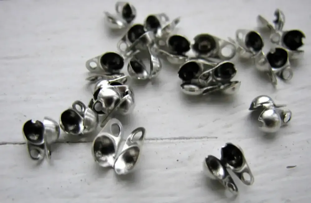 Kulkedjefäste 5x6mm Silverfärgad - 20-pack