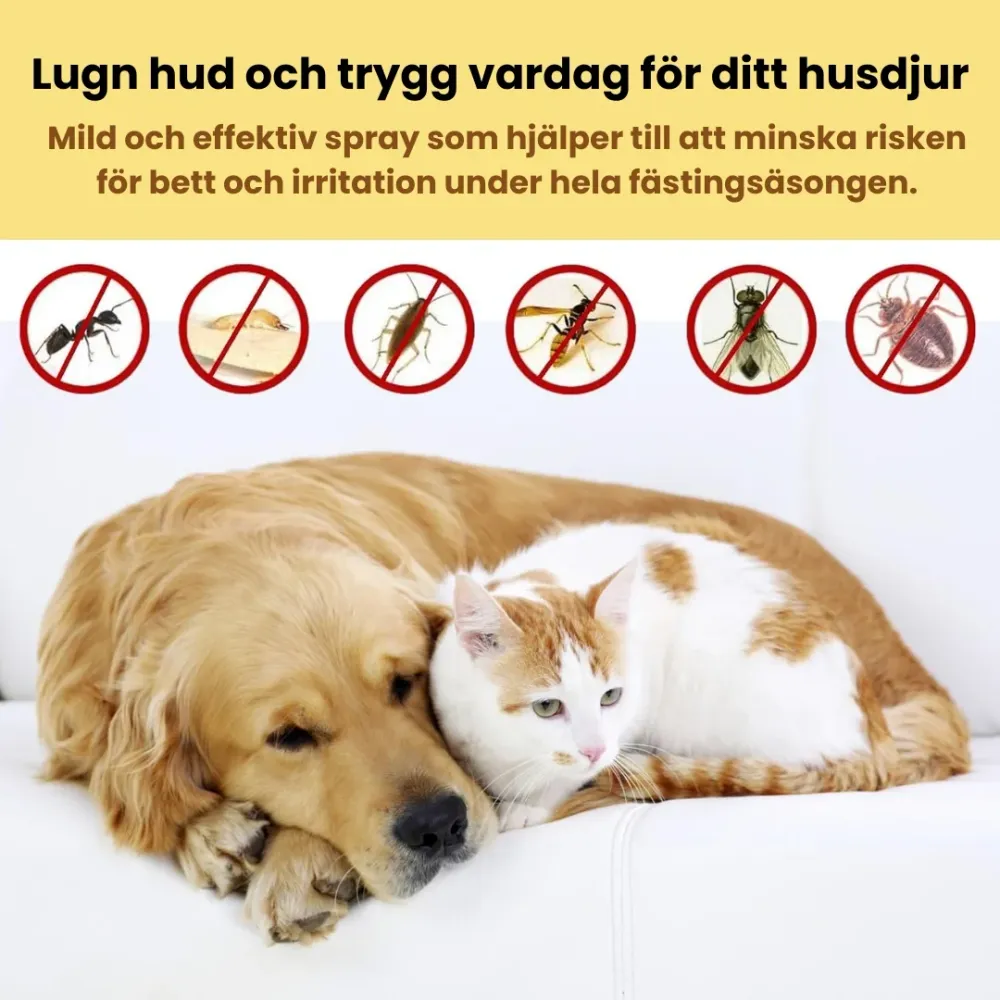 Fästingspray för hund och katt