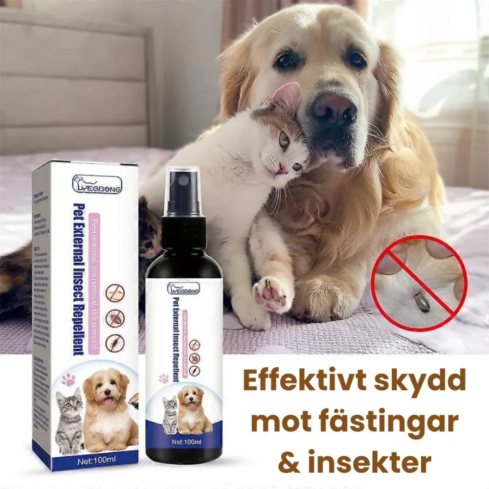 Fästingspray för hund och katt