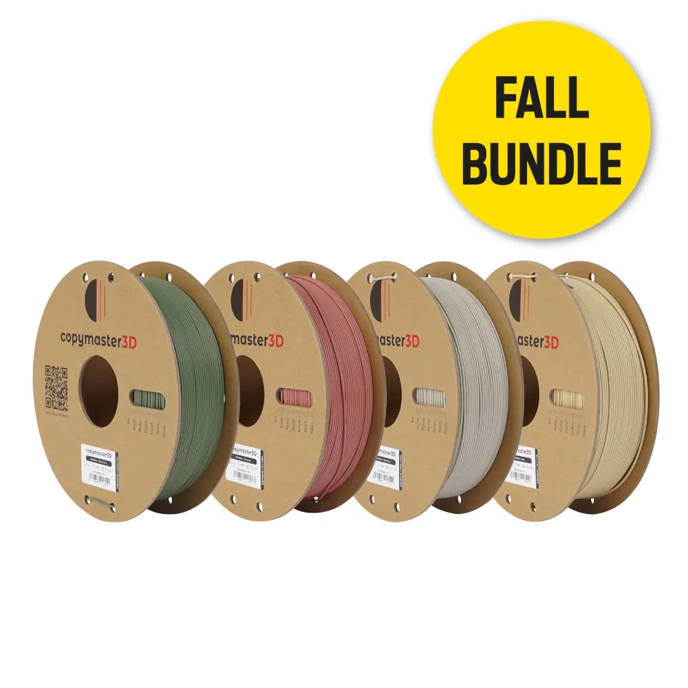 Copymaster3D PLA Matt Höstpaket – 4×1 kg filament i höstfärger
