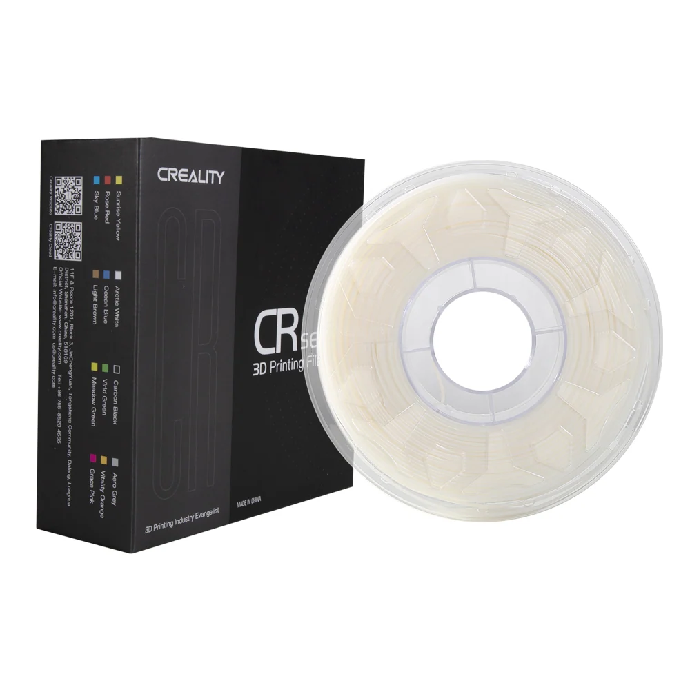 Creality CR-PLA Filament – 1,75 mm, 1 kg, Elfenbensvit