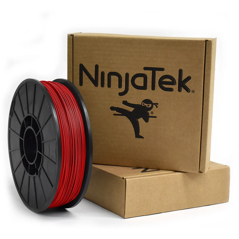 NinjaFlex TPE-filament 1,75 mm 1 kg - Eldröd