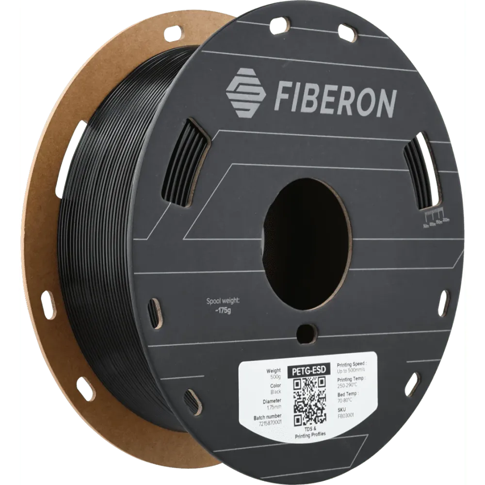 Polymaker Fiberon PETG-ESD Svart