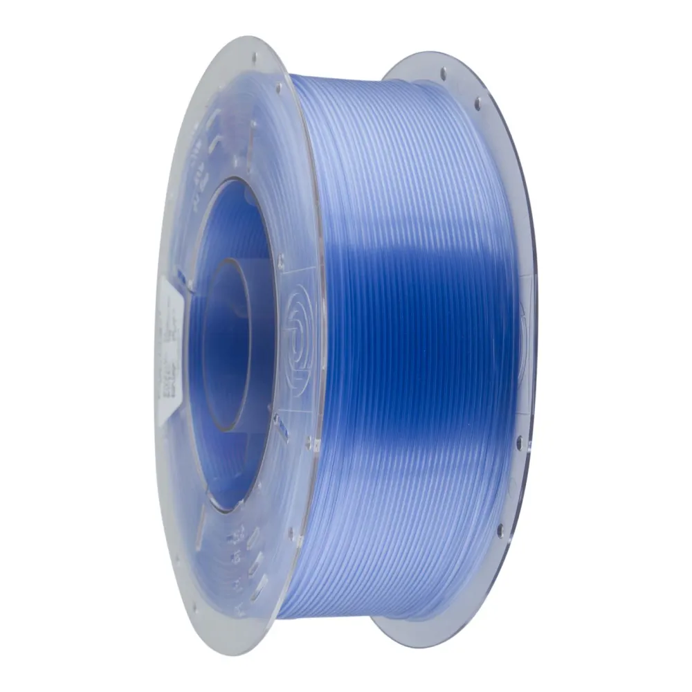 PrimaCreator PLA-filament 1.75mm 1 kg Transparent blå