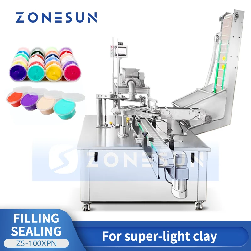 ZONESUN ZS-100XPN Clay & Slime Packing Machine Toy and Craft Production Lines