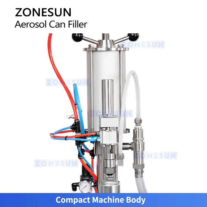ZONESUN ZS-CQ3 Semi-automatic Pneumatic Aerosol Cans Filling Machine
