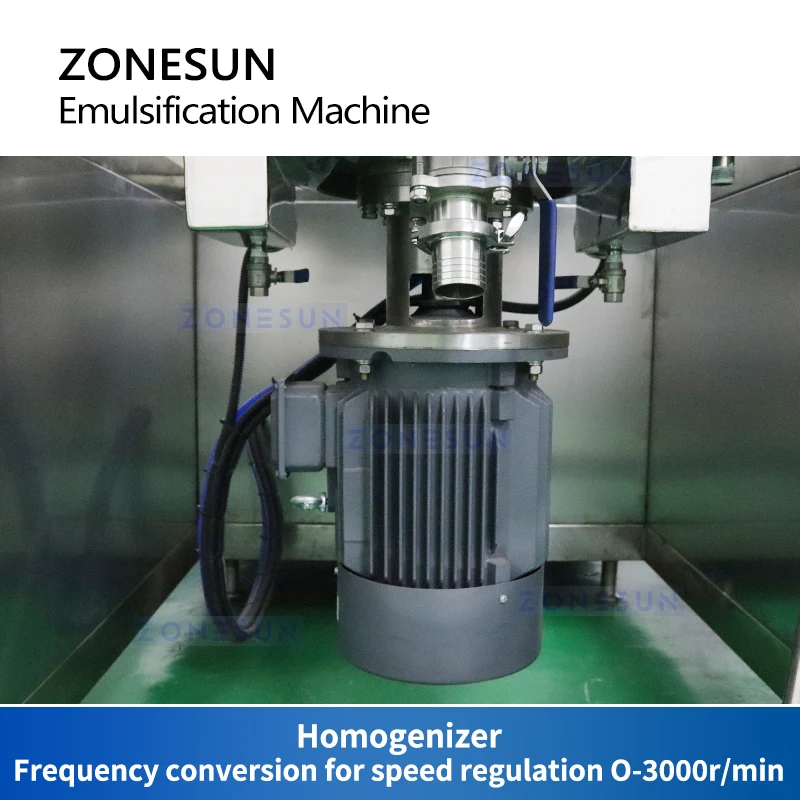 ZONESUN ZS-EM300 Vacuum Emulsifying Mixer Creams & Liquids
