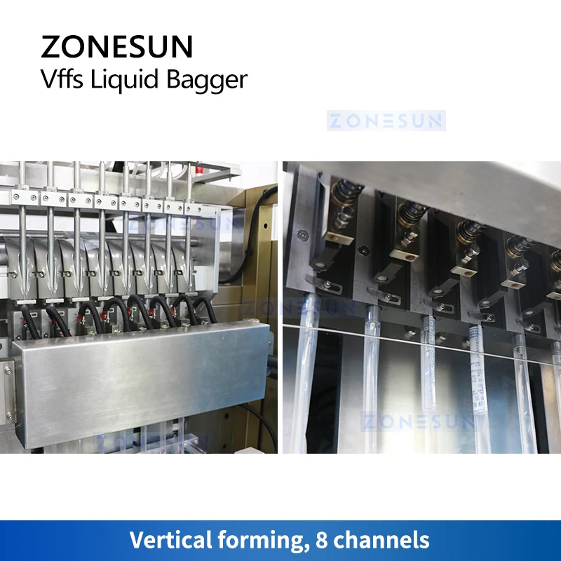 ZONESUN ZS-FSMP8 Multi-Channel VFFS Liquid Bagging Machine