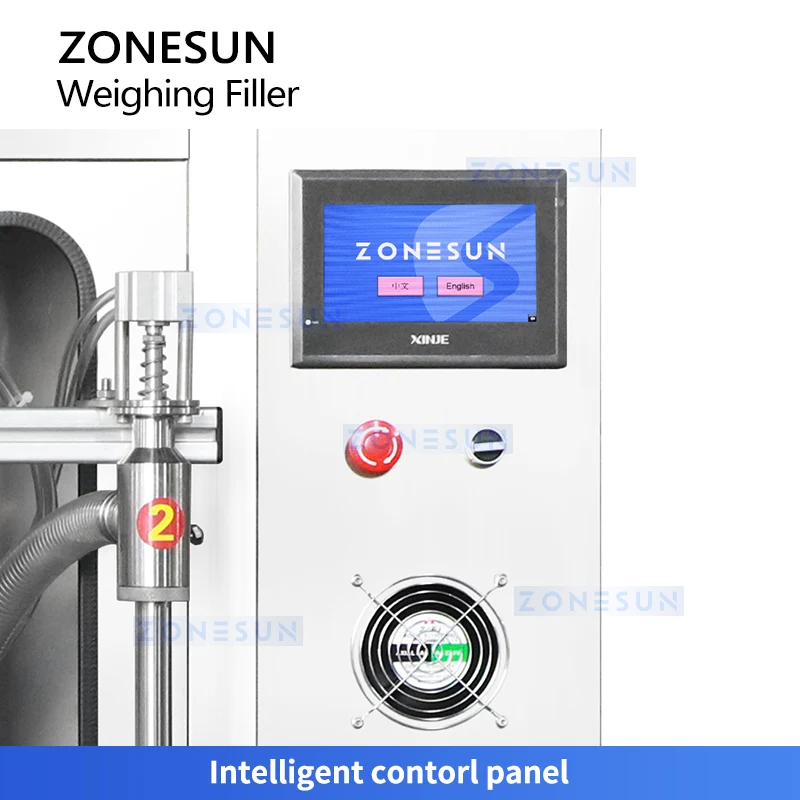 ZONESUN ZS-GTW2S Automatic Pail Bucket Filling Machine Weighing System