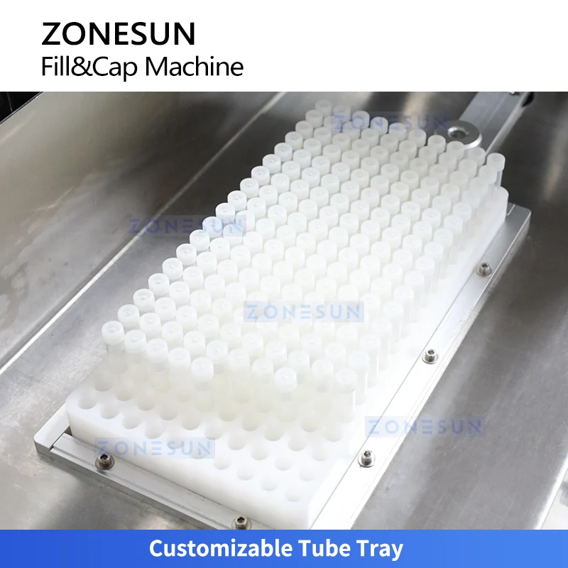 ZONESUN ZS-KXG620 Lab Test Tube Filling Capping Machine Packaging Monoblock