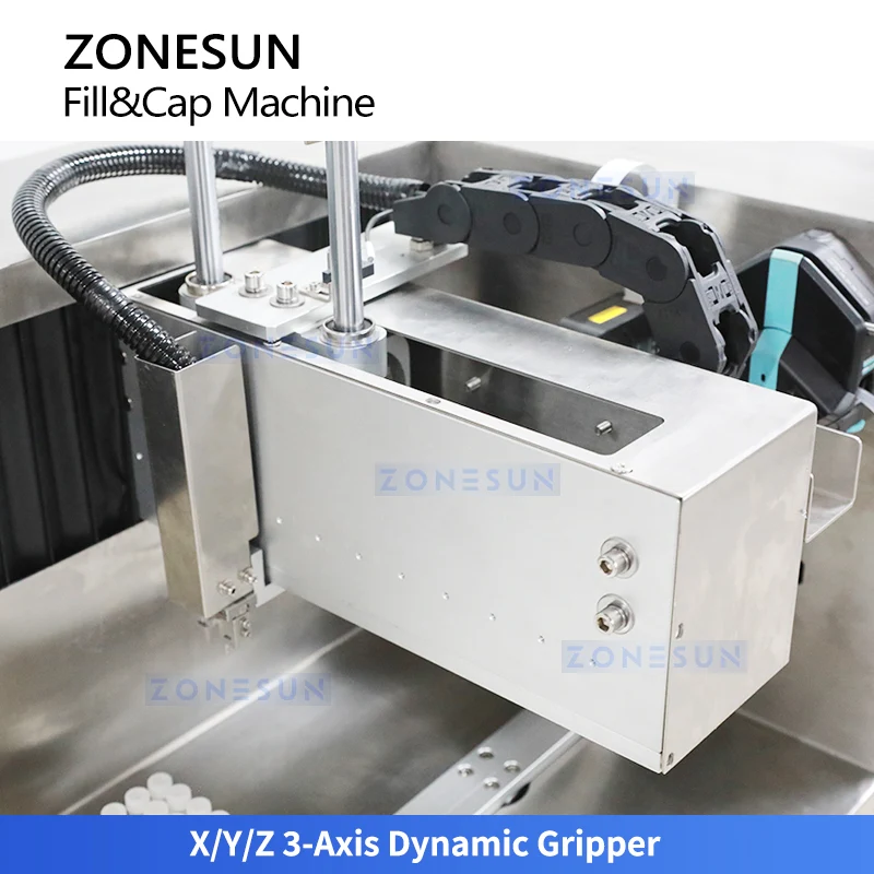 ZONESUN ZS-KXG620 Lab Test Tube Filling Capping Machine Packaging Monoblock