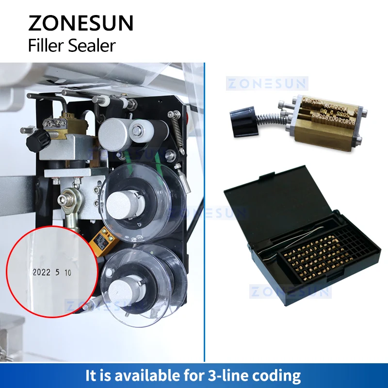 ZONESUN ZS-S100RP Automatic Sauce Filling Machine Food Packaging Facilities