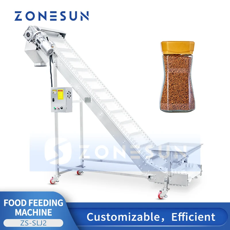 ZONESUN ZS-SLJ2 Automatic Granule Feeding Machine Food Packaging Line