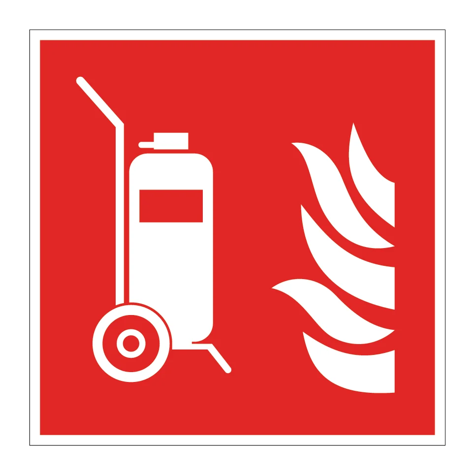 F009 Brandsläckare på hjul 200mm