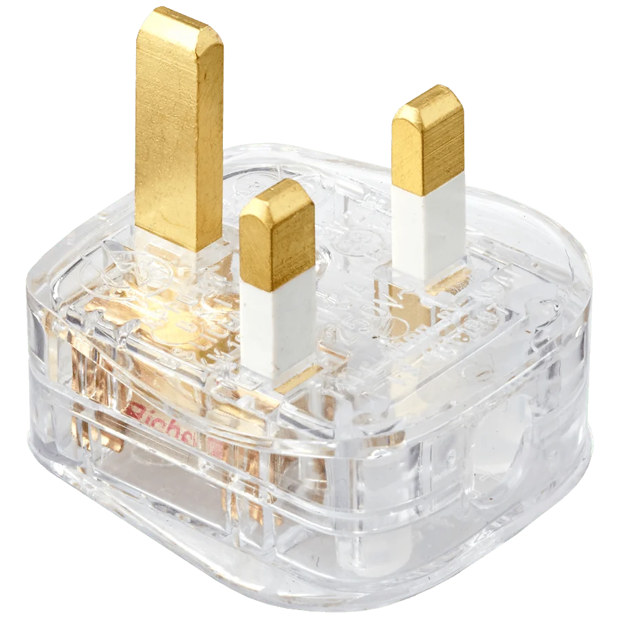 TRANSPARENT 13AMP PLUG DYKE & DEAN