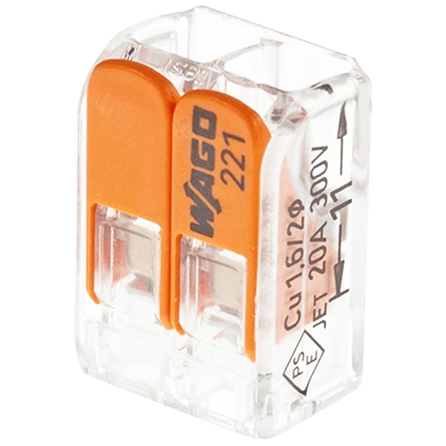 WAGO 221 TERMINAL BLOCK 2 KONTAKT DYKE & DEAN