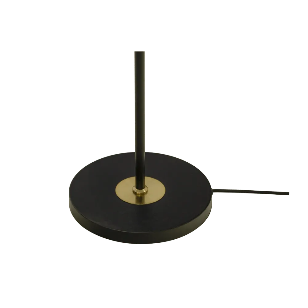 BALDER golvlampa 1:, svart/matt antique finish