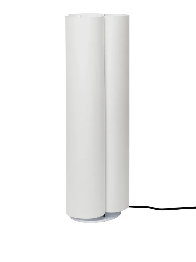Boe Floor Lamp - Silver/Natural Drainage Covers