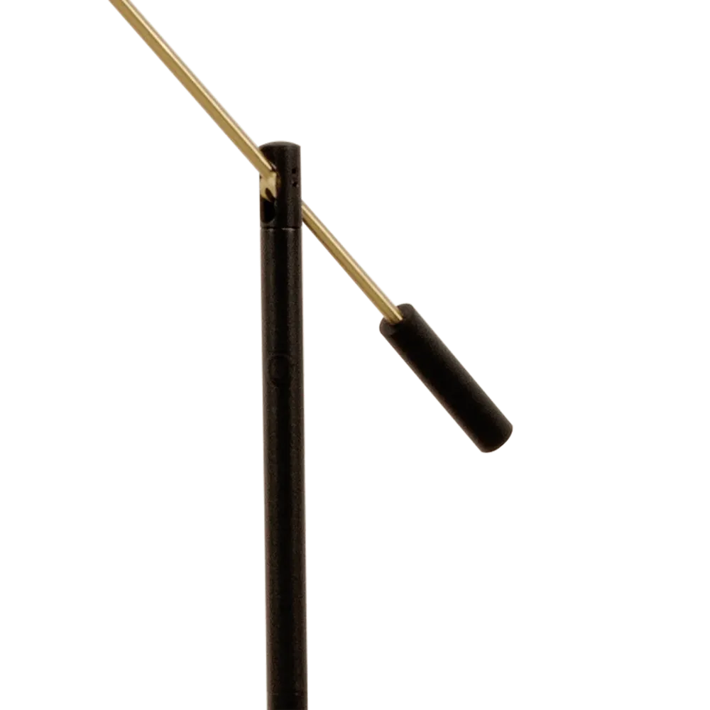 CADIZ golvlampa, svart/matt antique finish