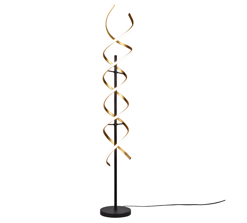 SEQUENCE Golvlampa - Mässing/Svart Drainage Covers