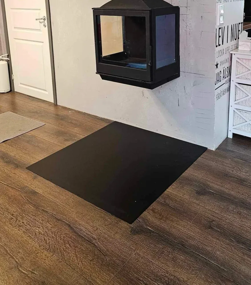 Serrated Surface Golvplåt/Gnistskydd Rak