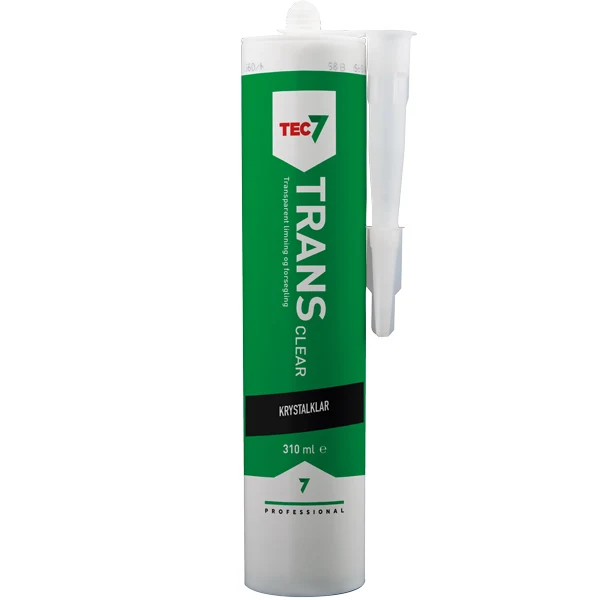 Tec7, transparent tätningsmedel MS-polymer, 310 ml