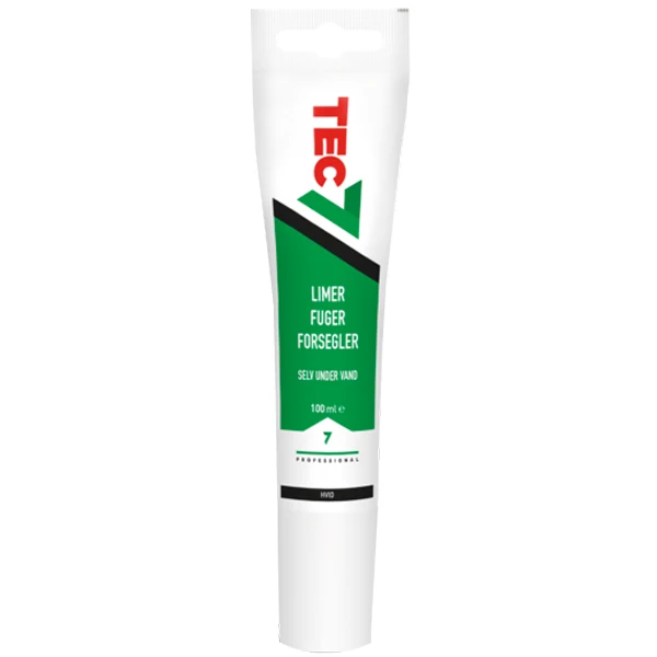 Tec7, universallim och tätningsmedel, 100 ml, vit
