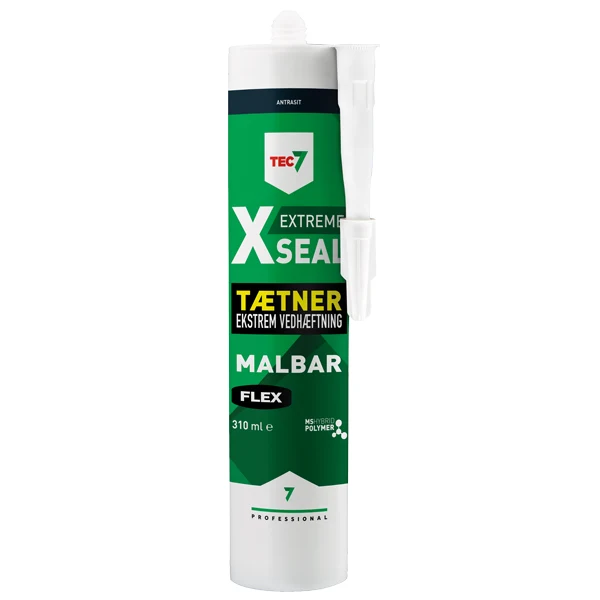 Tec7, X-Seal Flex tätningsmassa, vit, 310 ml