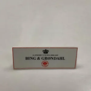 Bing og Grøndahl Forhandler Skilt